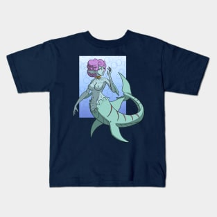 Shy Mermaid Kids T-Shirt